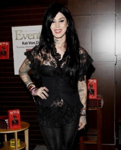 Kat Von D's "The Tattoo Chronicles" Book Signing at Barnes & Noble in Los Angeles on November 18, 2010